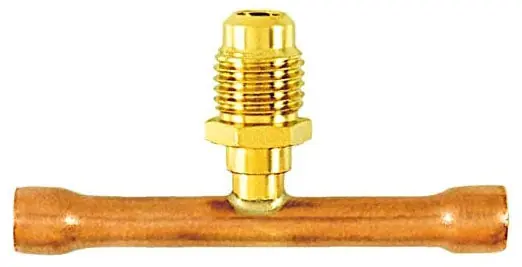 C & D Valve CD8414 Access Tee Soldered x Soldered x Male Flare Copper
