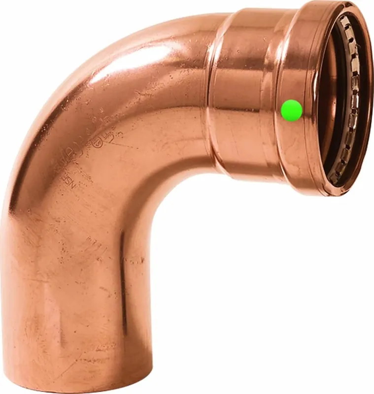 Viega 20643 ProPress XL-C Copper 90-Degree Elbow 3-Inch FTG x P