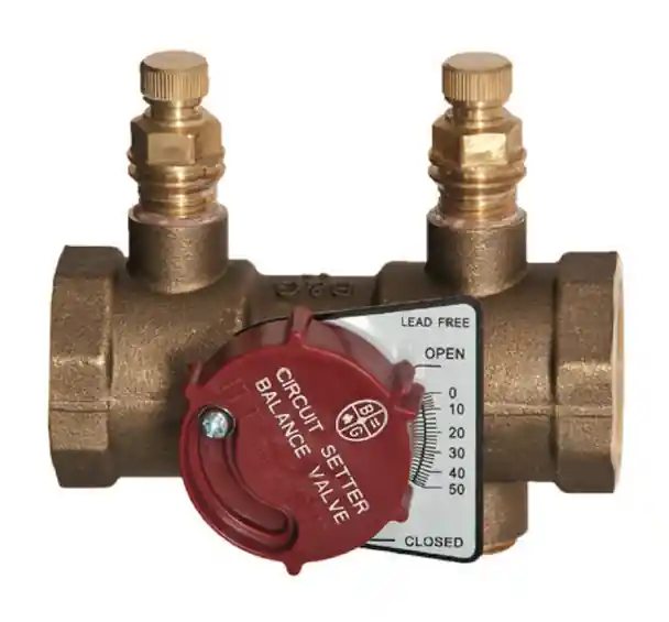 Bell & Gossett 117414LF CB-1/2 LF Brass Calibrated Balance Valve, 1/2 Inch, NPT, Lead-Free