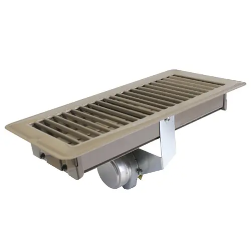 iO HVAC Controls MZR-1006-W-PO Motorized Zone Register 10x06 Inches White Powered Open