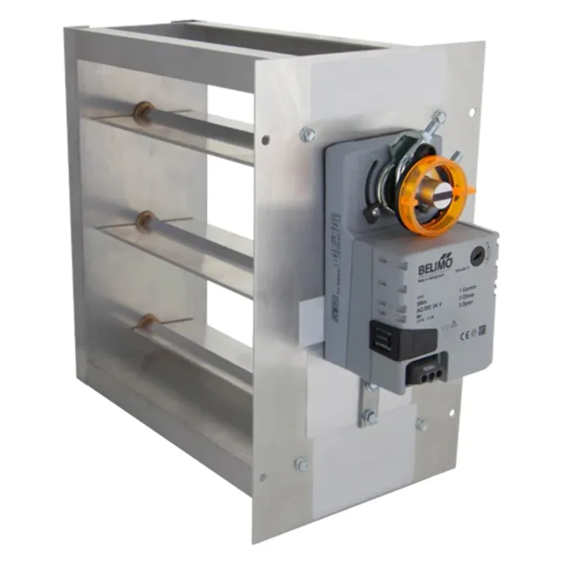 SK0280020-US20260702-105043-0 IO HVAC Controls TD-2216 Trane 22 Inch X 26 Inch Rectangular Zone Damper - Image 1