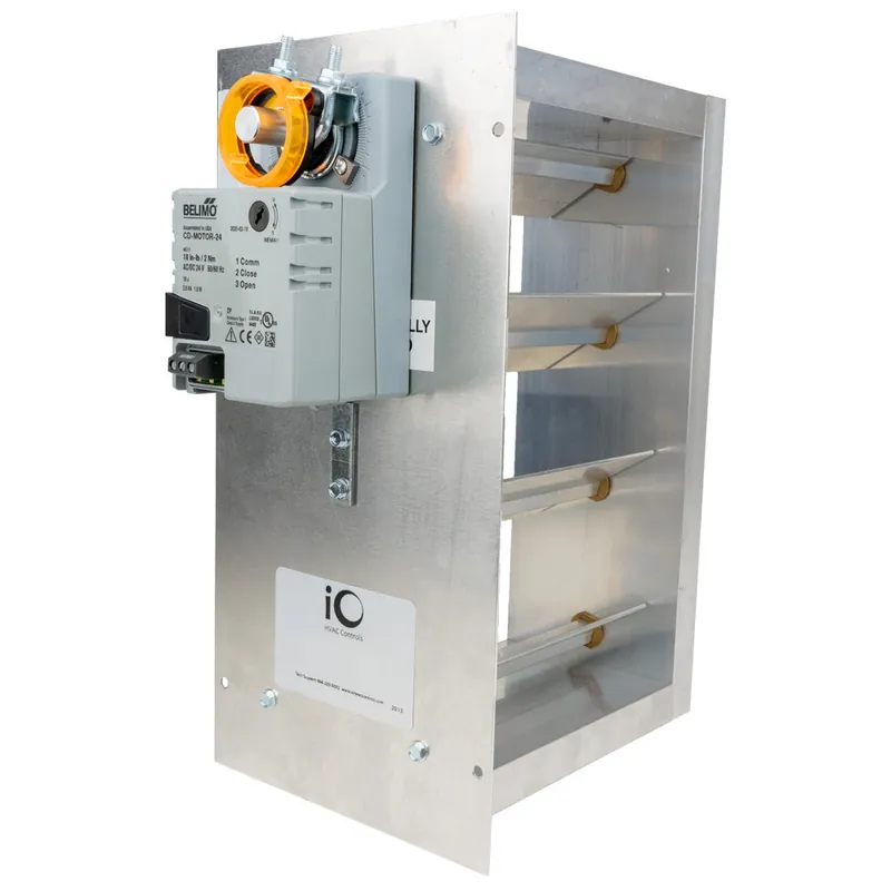 IO HVAC Controls MD-2014-BM Damper 3 Wire Power Open/Power Close 20 inches by 14 inches