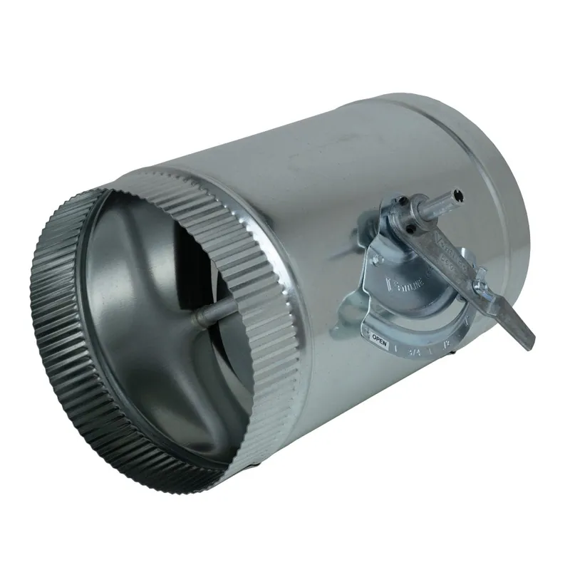 IO HVAC Controls MBD-14 Manual Balancing Damper 14 Round with Locking Quad
