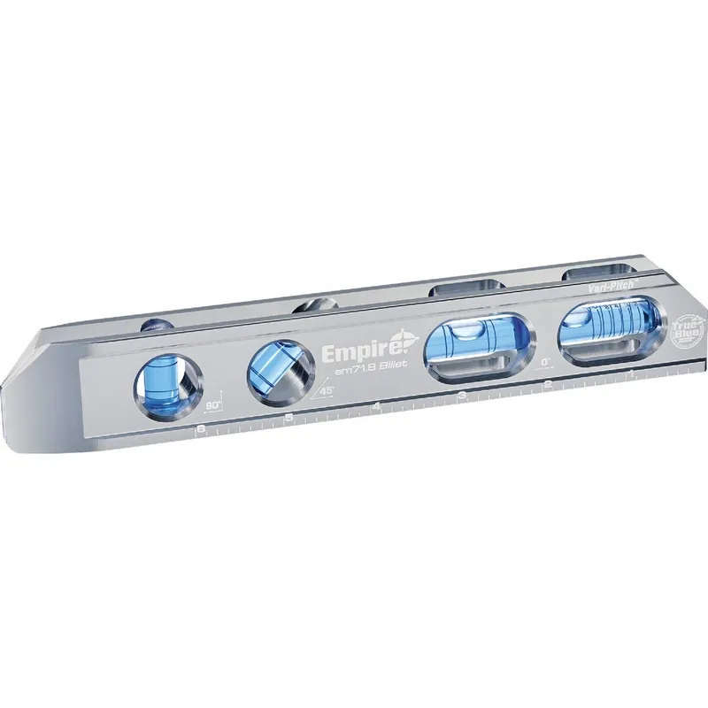 Empire EM71.8 True Blue 8 In. Aluminum Magnetic Billet Torpedo Level
