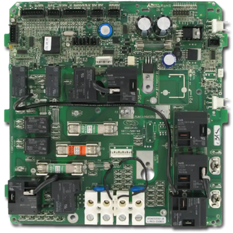 Dimension  01710-1008 Pc Board,Gecko Mspa-Mp-D11