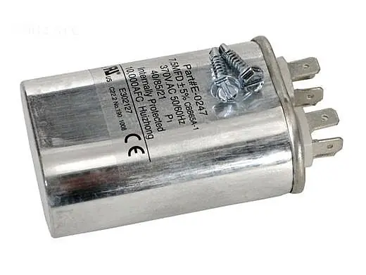 Zodiac R3001100 7.5/370 Microfarad Fan Motor Capacitor Replacement for Select Zodiac Jandy Pool and Spa Heat Pumps