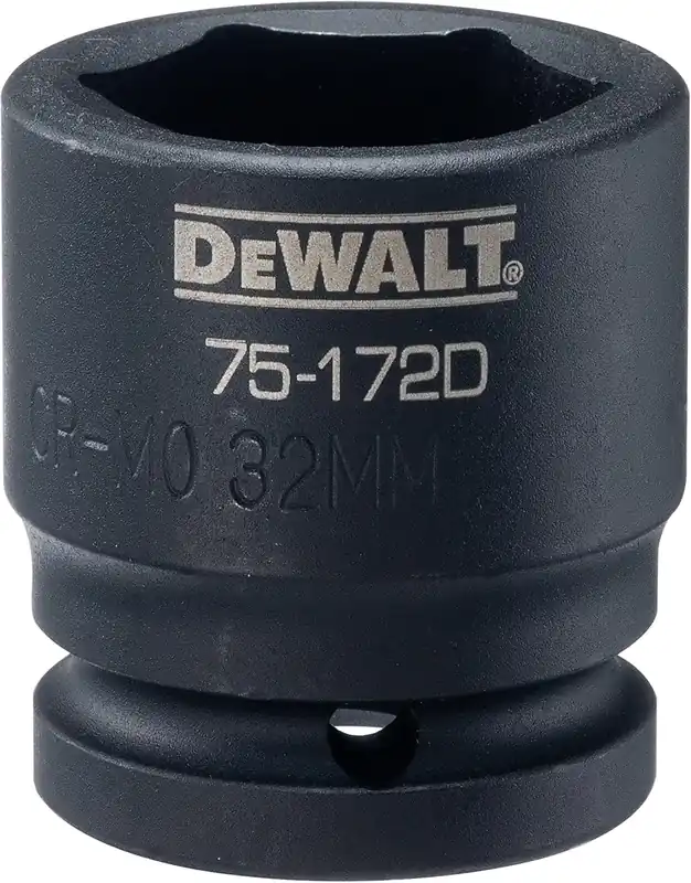 SK0281838-US20260702-105043-0 DEWALT DWMT75172B 3/4 Drive Impact Socket 6 PT 32MM - Image 1