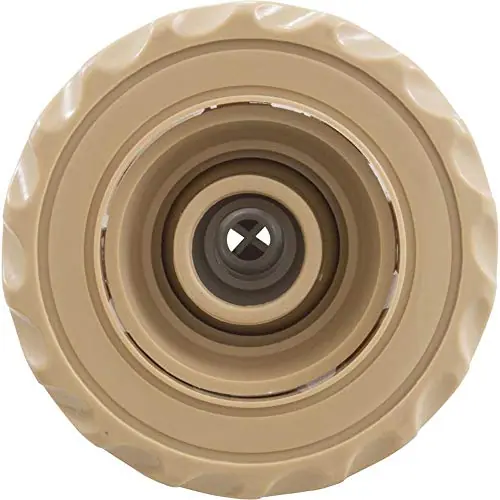 Custom Molded Products 25591-219-000 3.5 Inch Gunite Jet Directional Adjustable Scalloped Non-Textured Tan