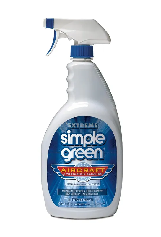 Simple Green 13412 Extreme Aircraft & Precision Equipment Cleaner 32 Oz Bottle Trigger Spray