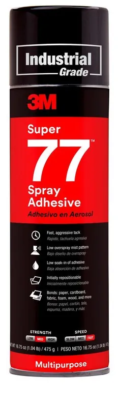 SK0282911-US20260702-105043-0 3M 7000000931 Super 77 Multipurpose Spray Adhesive 24 fl-oz Container - Image 1
