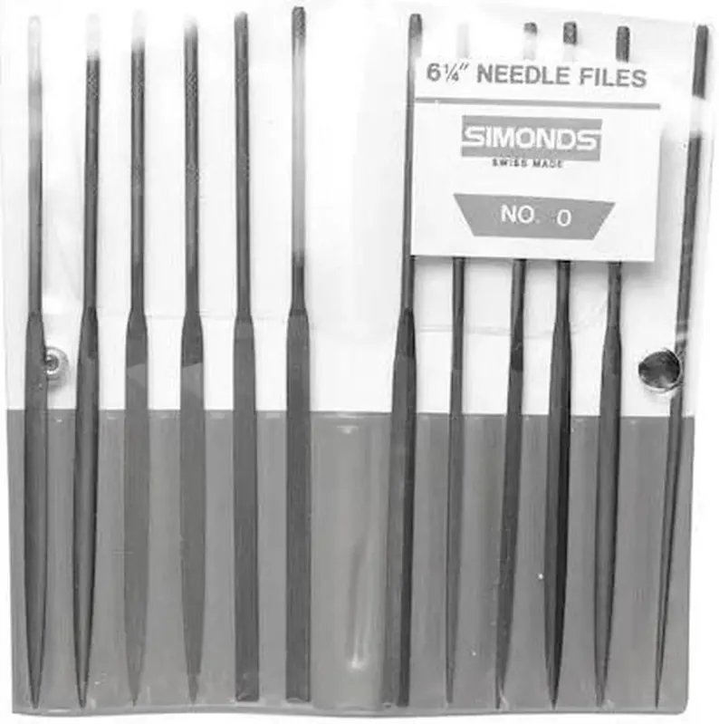 Simonds 83551500 Swiss Pattern, 6-1/4 inches RHN Assortment, Cut: 2