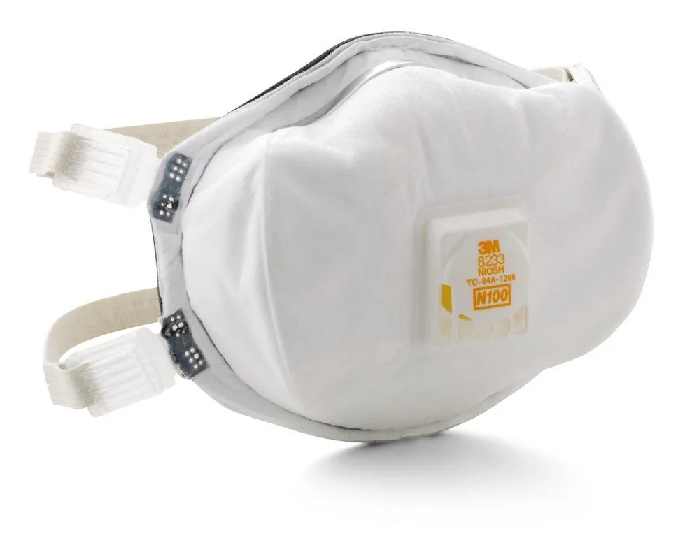 3M 7000002028 Cool Flow Foam N100 Particulate Respirator in White