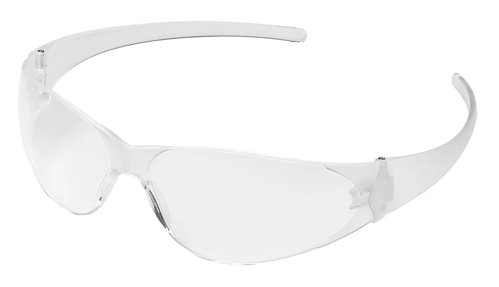 MCR Safety CK110 Checkmate Value Safety Glasses, Polycarbonate, Clear Lens, Frameless Frame