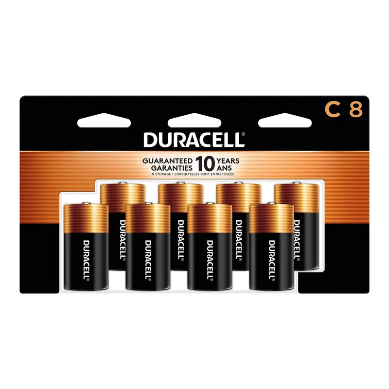 Duracell Coppertop MN14R8DWZ17 Value Batteries C 8 Pack