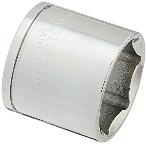 SK0283478-US20260702-105043-0 Williams 31132 1 Shallow 6-Point Socket with 3/8-Inch Drive - Image 1