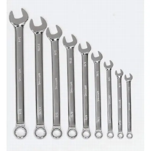 Williams 11003  Hi Pol-Wrench Set 9 Pcs 1/4-3/4"