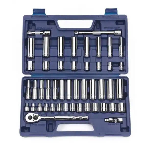 Williams 50666 3/8 inches Drive SAE Socket Set,mm, 47 PC