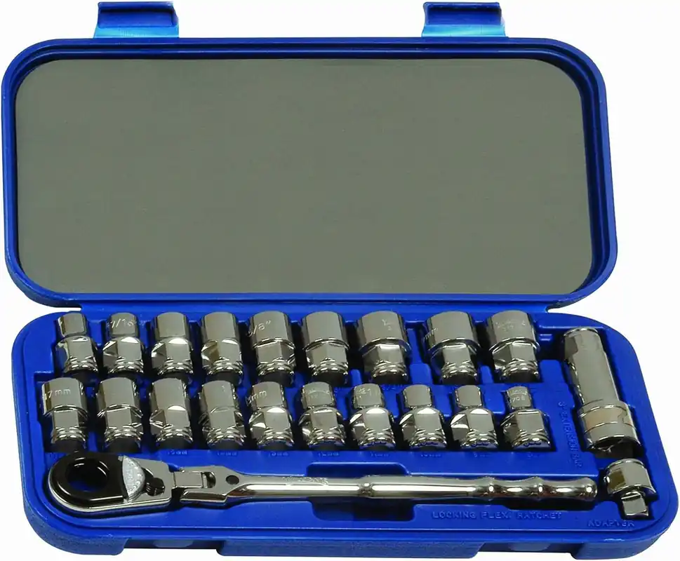 SK0283523-US20260702-105043-0 Williams 50671 3/8-Inch Drive Bolt Thru Socket Set, 22 Piece - Image 1