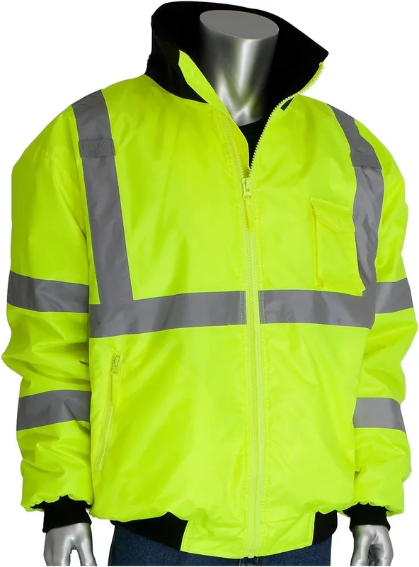 Pip 333-1762-LY/2X ANSI Class 3 Value 2-in-1 Bomber Jacket Yellow