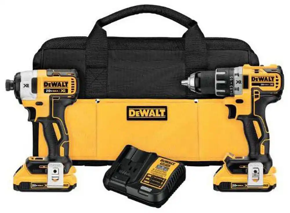 SK0283929-US20260702-105043-0 DeWalt DCK283D2 20V MAX XR Brushless Cordless Drill and Driver Combo Kit - Image 1