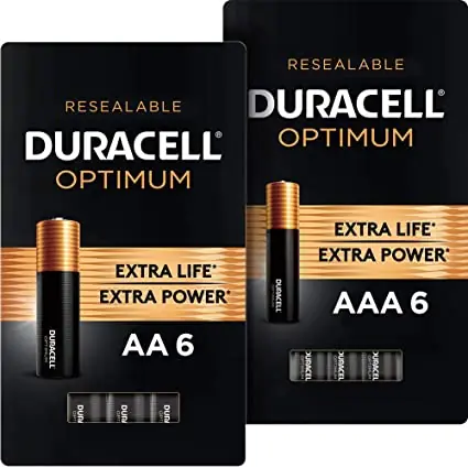 SK0283976-US20260702-105043-0 Duracell 41333-03307 Optimum Mini Wing Stand - 8 Count AA-6 Pack - Image 1