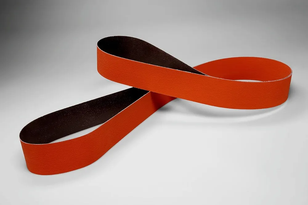 SK0284326-US20260702-105043-0 3M 60440227613 Cubitron II 984F Coated Ceramic Orange Sanding Belt - 3 in Width x 132 in Length - Image 1