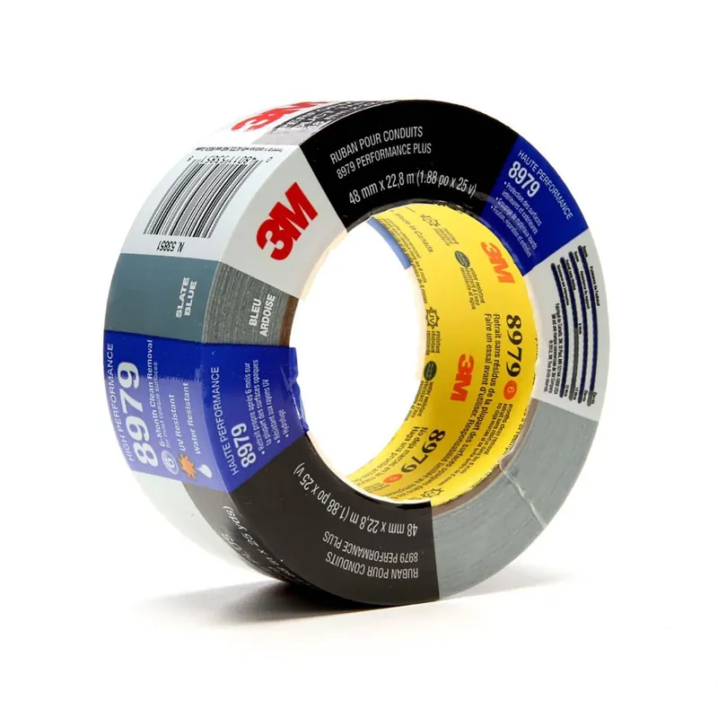 3M 70006412756  Performance Plus Duct Tape 8979 Slate Blue - 48 mm x 22.8 m 12.1 mil - 12 per case - Conveniently Packaged