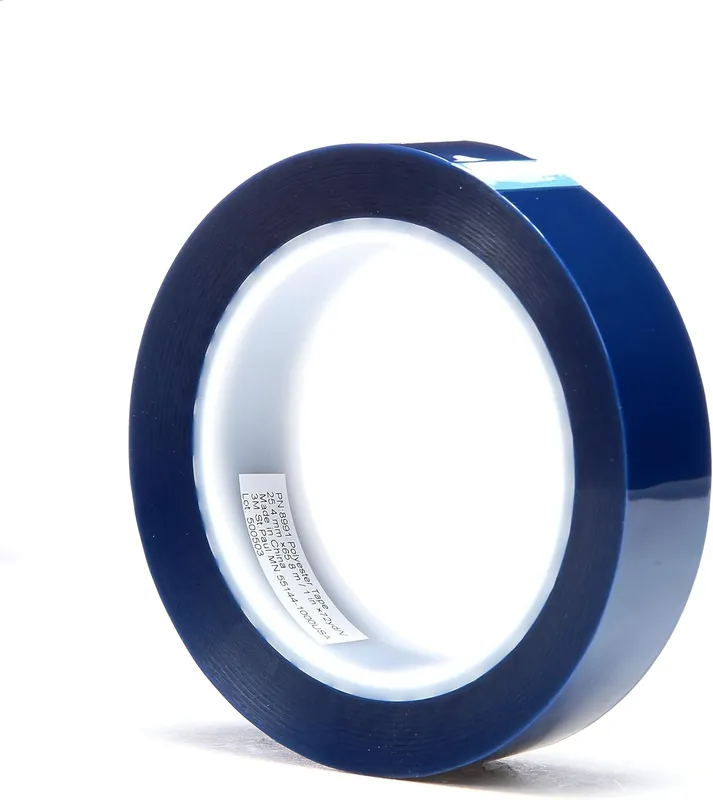 SK0284604-US20260702-105043-0 3M 70006745395 Polyester Tape 8991 Blue 1 Inch x 72 Yard 2.4 Mil 36 Rolls per Case Bulk - Image 1