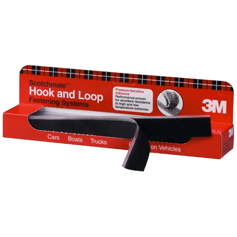 3M 70070151876  Fastener PN06480 Black - 1 in x 12 in boxed - 12 strips per carton/box - 6 boxes per case. 72 strips per case.