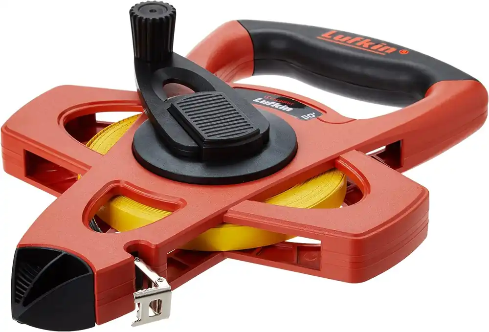 Lufkin FE050 Hi-Viz Orange Fiberglass Tape Measure - 1/2 x 50 ft