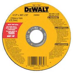 SK0285873-US20260702-105043-0 DeWalt DW8062 Oscillating Titanium Metal Blade Cutting Wheel - Image 1