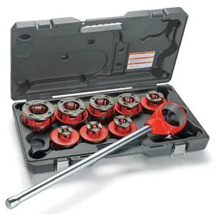 Ridgid 36475 1/2 to 2 Exposed Ratchet Threader Set NPT