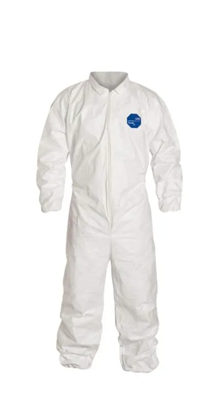 SK0286120-US20260702-105043-0 DuPont TY125SWHXL002500 Collared Tyvek White Elastic XL PK25 - Image 1