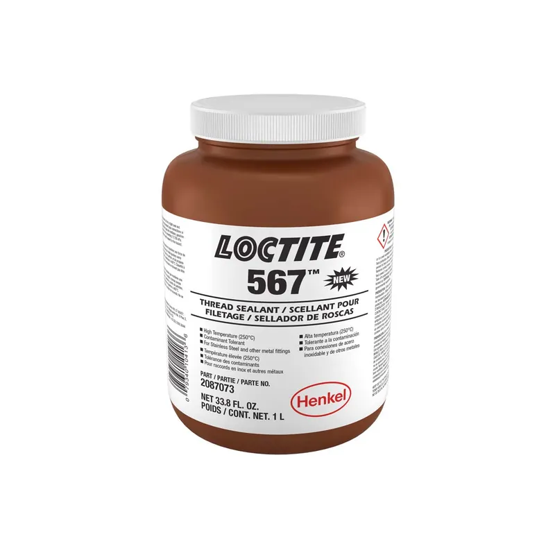 Loctite 2087073 567 Thread Sealant General-Purpose High Temperature 1 liter Bottle Replacement MPN