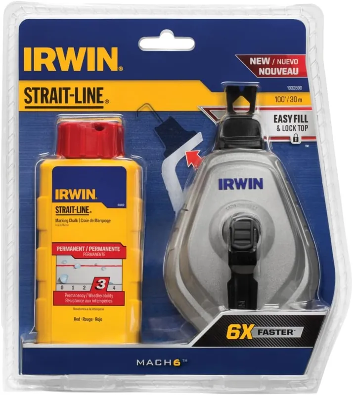 SK0286347-US20260702-105043-0 IRWIN 1932890 Mach6 Chalk Reel Power 2 Count Pack of 1 - Image 1