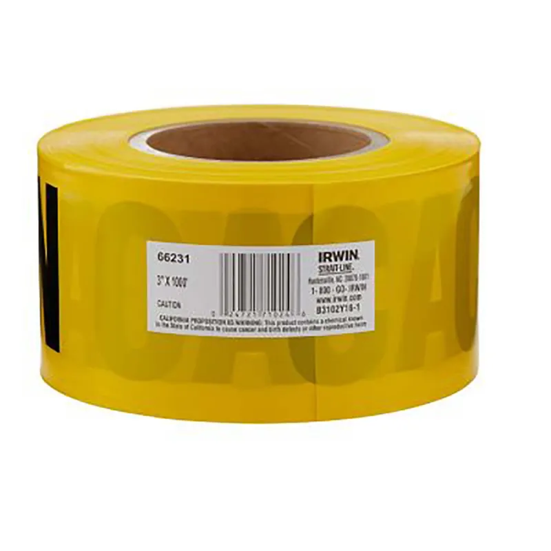 STRAIT-LINE 66231 TAPE 1000'X 3" CAUTION"