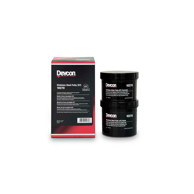 SK0286378-US20260702-105043-0 Devcon 10270 Stainless Steel Putty (ST) 1 lb Can - Image 1