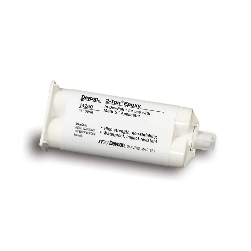SK0286402-US20260702-105043-0 Devcon 14260 2 Ton Clear Epoxy 50 mL Dev-Pak Clear/White - Image 1