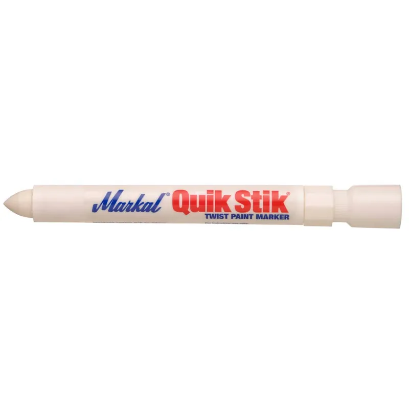 Markal 061051 Quik Stik Solid Paint Crayon - White