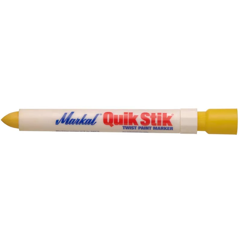 Markal 061053 Quik Stik Solid Paint Crayon - Yellow