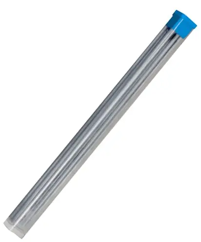 Markal 096007 Silver -Streak Metal Marker - Round Refill - 6 Pack