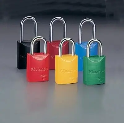 Master Lock 6835GRN Green Aluminum 5 Pin Tumbler Padlock