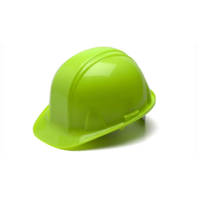 Pyramex Safety Products HP14031 SL Series Hard Hat Hi-Vis Lime Standard Shell 4-Point Snap Lock Suspension