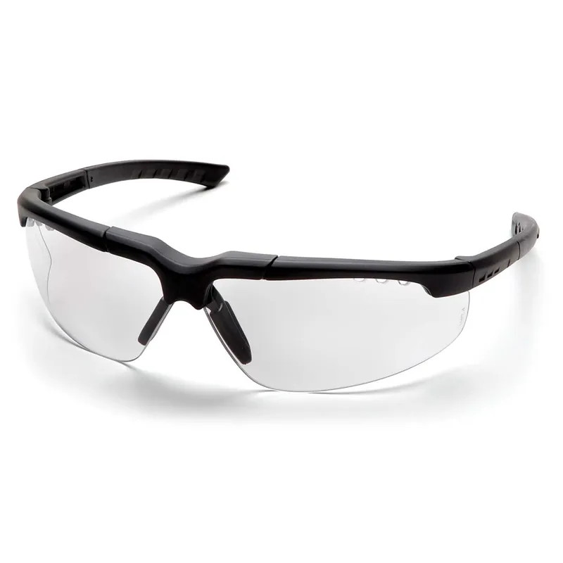 SK0287195-US20260702-105043-0 Pyramex SCH4810D Charcoal Frame/Clear Lens - Image 1