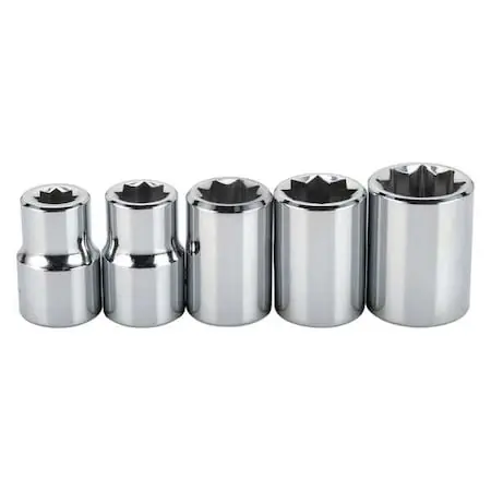 SK0287430-US20260702-105043-0 Proto J52109 3/8 Drive Socket Set SAE 5 pcs - Image 1