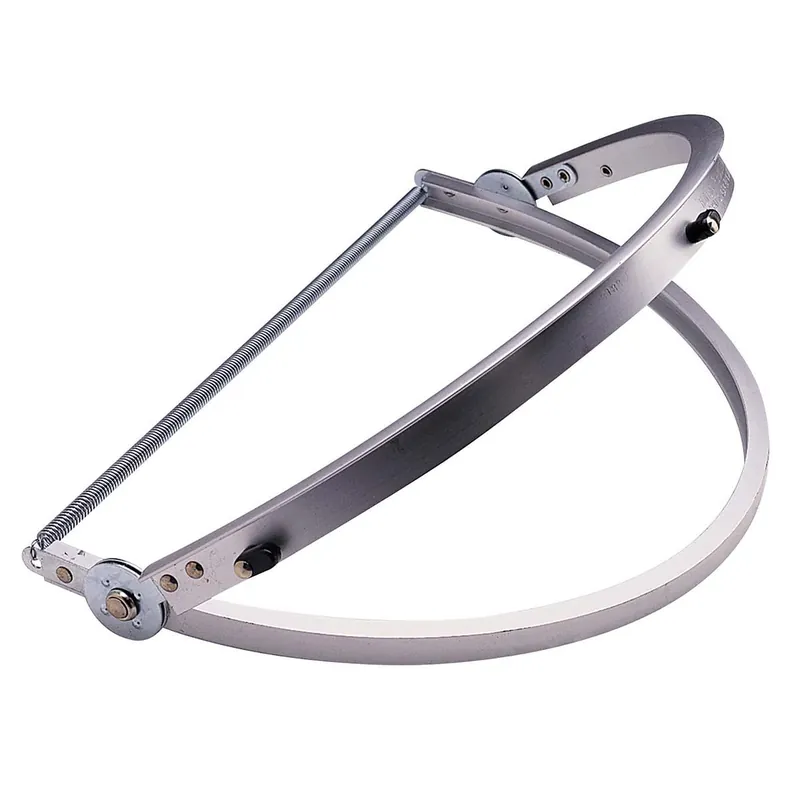 Jackson Safety* 14393 Jackson Safety Model H Bracket () - Hat Coil Spring Attachment - Locks Face Shield Up or Down - For Full Brim Hats - Universal Size - 2