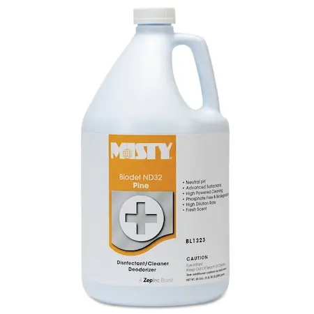 Misty 1038809 Cleaners And Detergents Pine 1 Gal Bottle 4 Pack