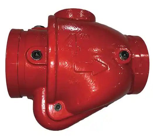 SK0288460-US20260702-105043-0 Soval 823-100 10" Ductile Iron UL/FM Grooved End Swing Check Valve - Image 1
