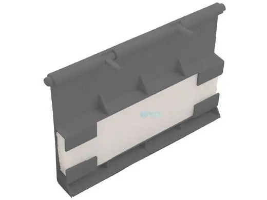 SK0288767-US20260702-105043-0 Hayward SPX1071KDGR Weir Assembly with Bumper Pad Dark Gray - Image 1