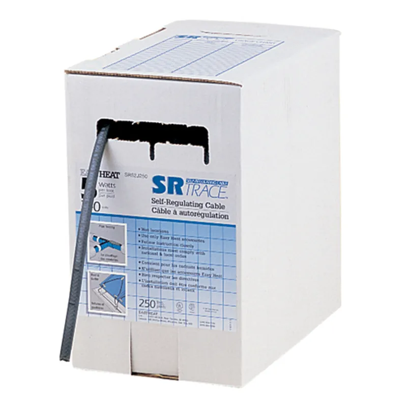 EasyHeat SR51J250 SR Trace Self Regulating Freeze Protection Cable 5 Watts per Foot 250 FT Self Dispensing Reel